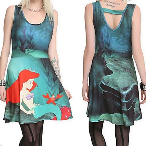 little mermaid skater dress